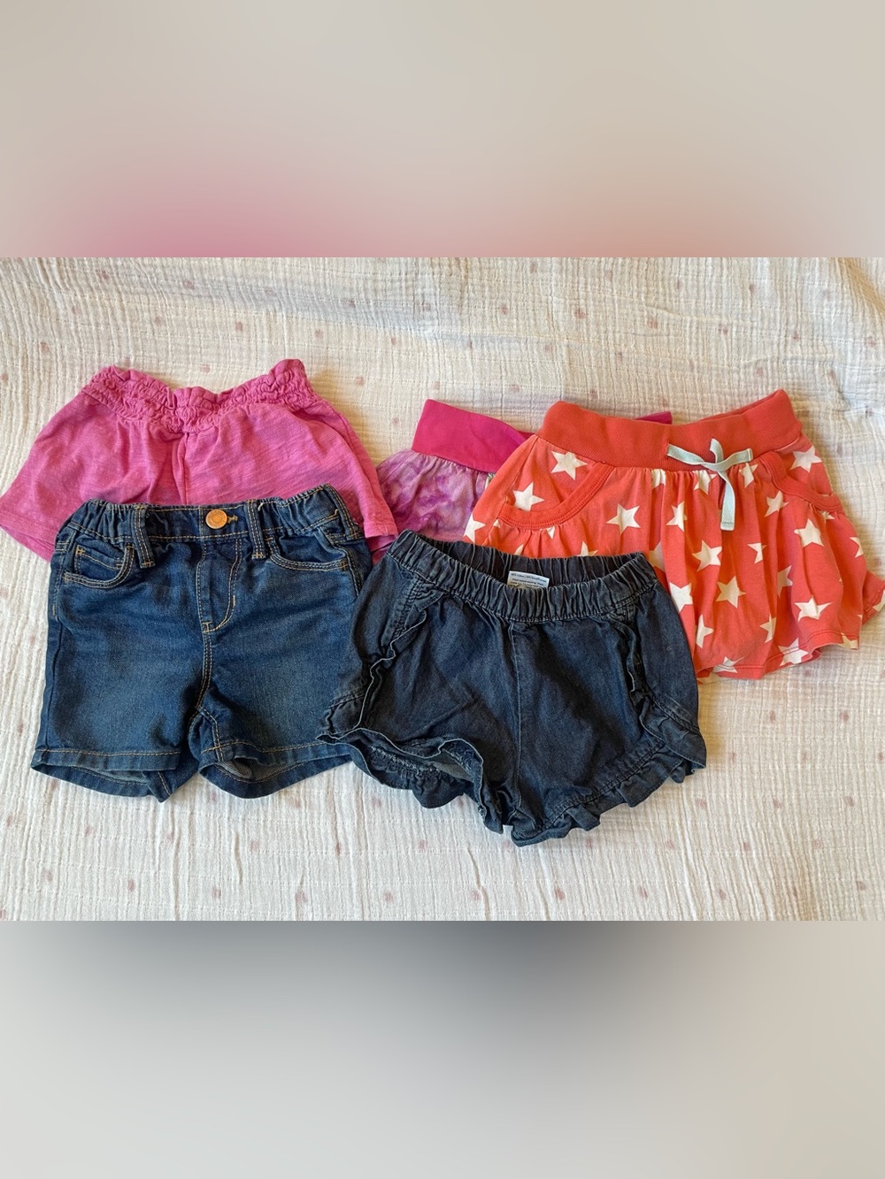 Bundle of 5 EUC 3T Girls Shorts and Skorts Old Navy, Mini Boden, Gap